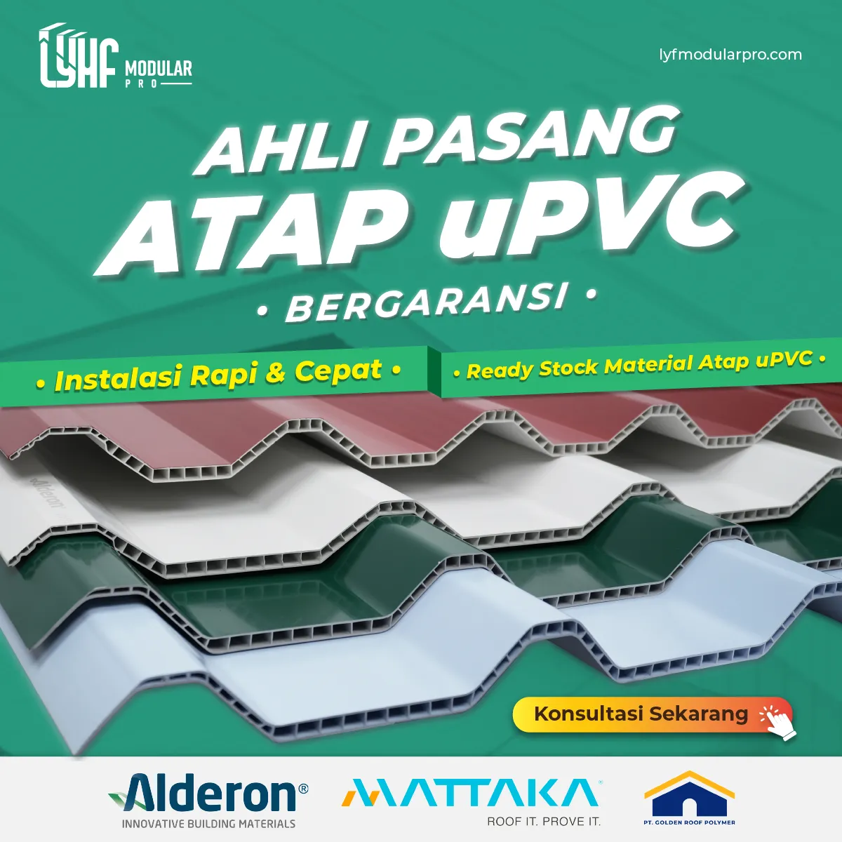atap upvc